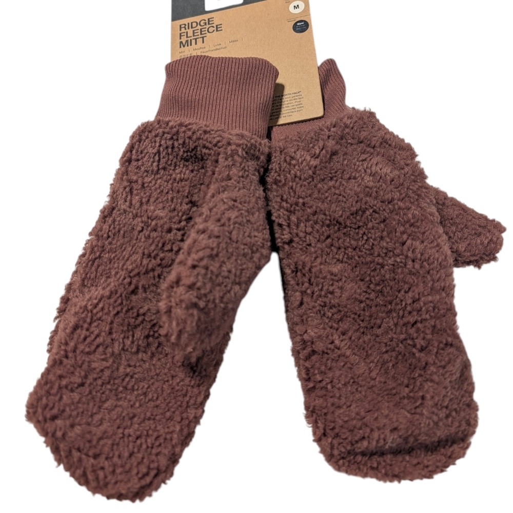 The North Face Ridge Fleece Mitts Size Medium - Picture 2 of 7